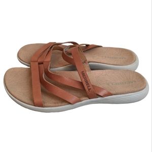 Merrell Duskair Seaway Slide Leather Sandals 7
